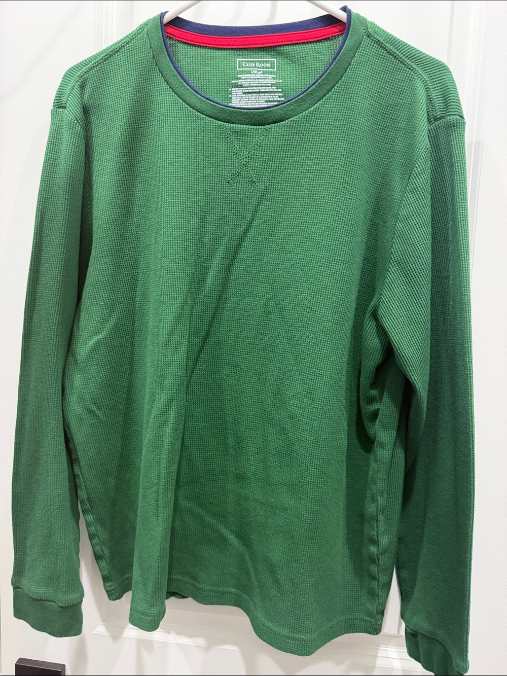 Club Room Men's Forest Green Waffle Knit Pj